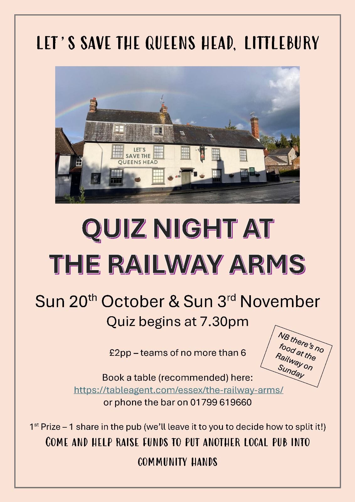 Quiz night poster