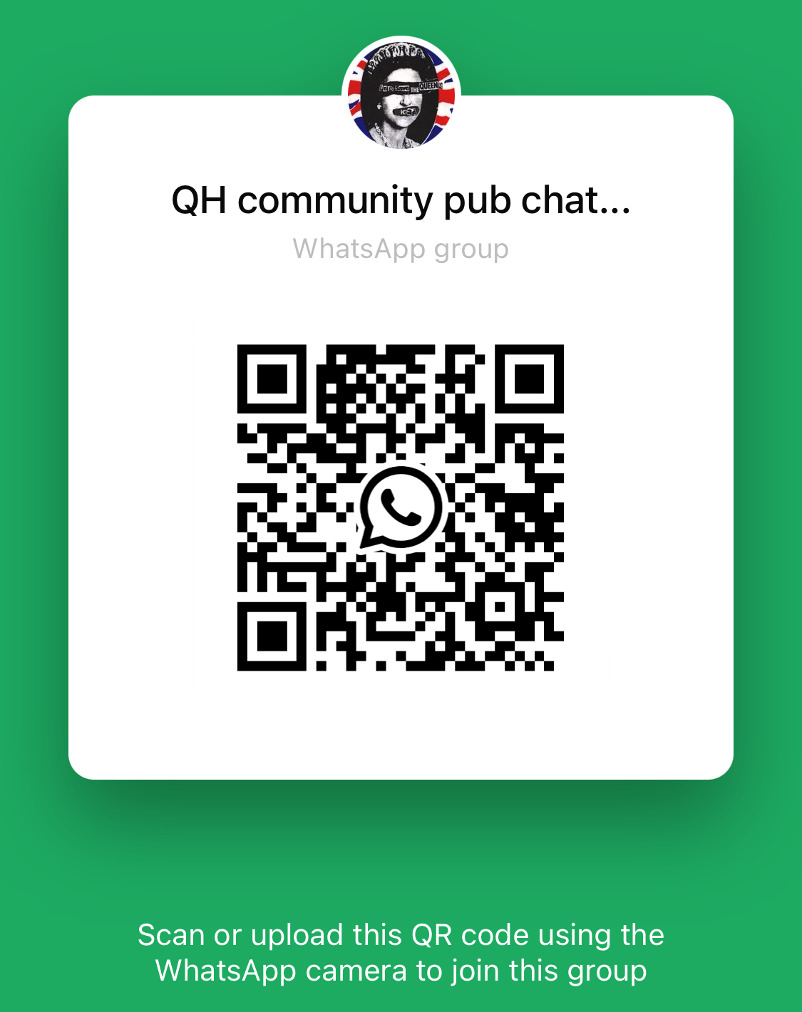 QH WhatsApp group invite